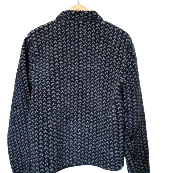 J. Crew Nordic sherpa-fleece full-zip patterned jacket Size Small Outdoors - Picture 3 of 5